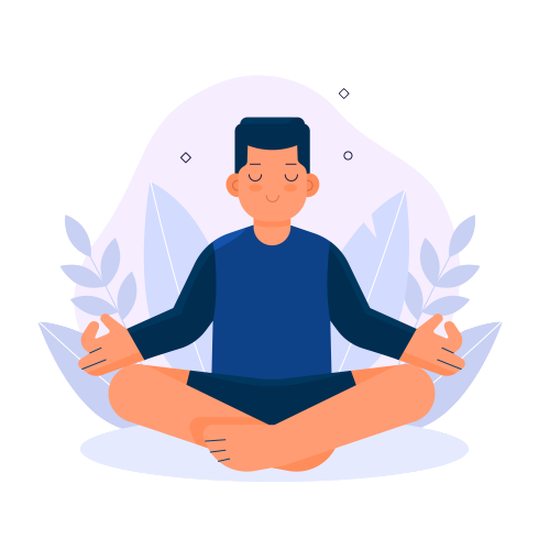 confidentialité, sérénité - homme zen